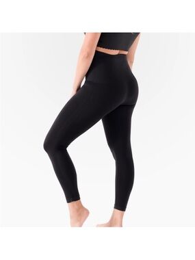 Mother Tucker Seamless High-Waist Black Leggings Sz XL lk new